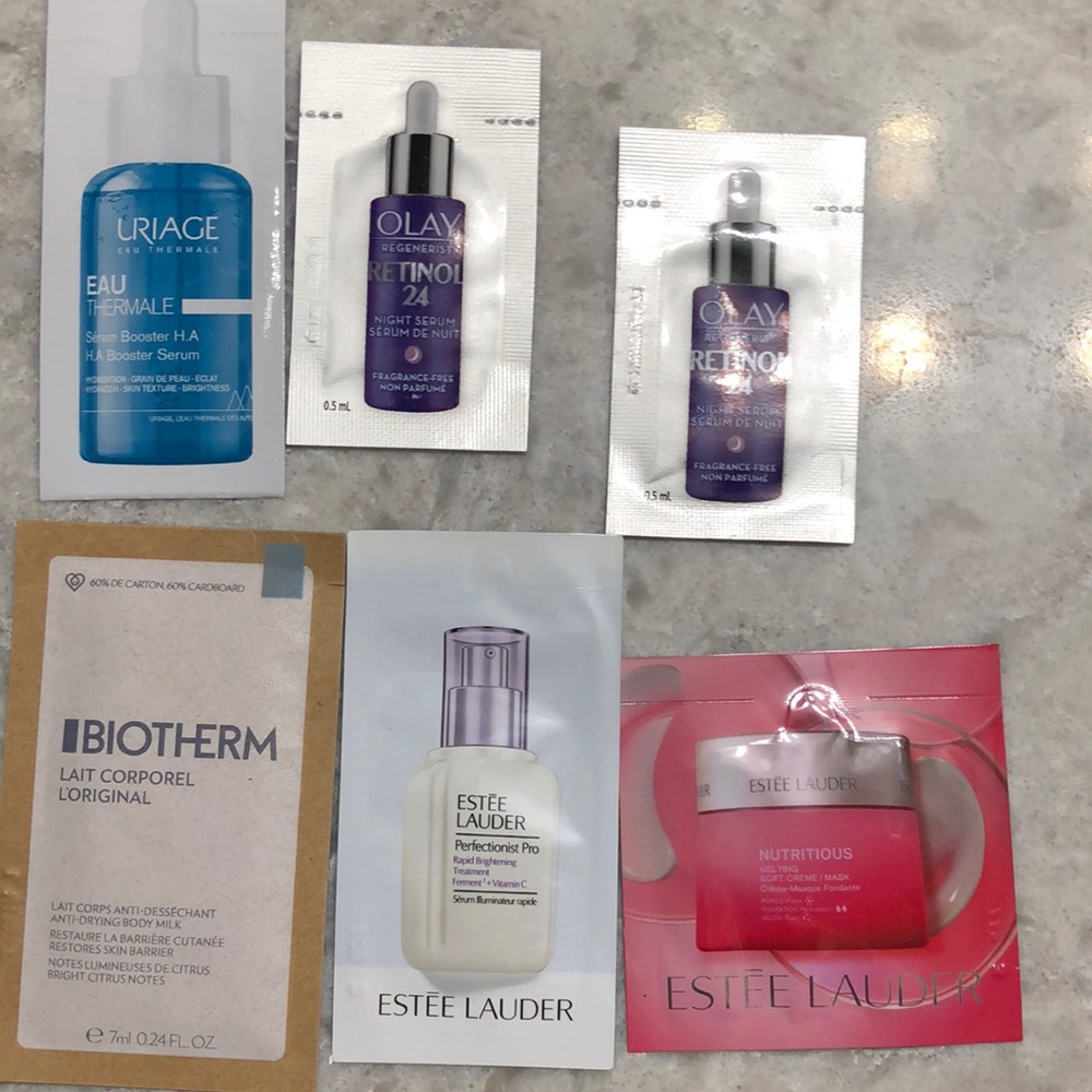 Skin care - Samples anti wrinkle / skin brightening & body lotion